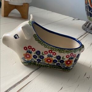 Unikat Signature Polish Pottery Pig